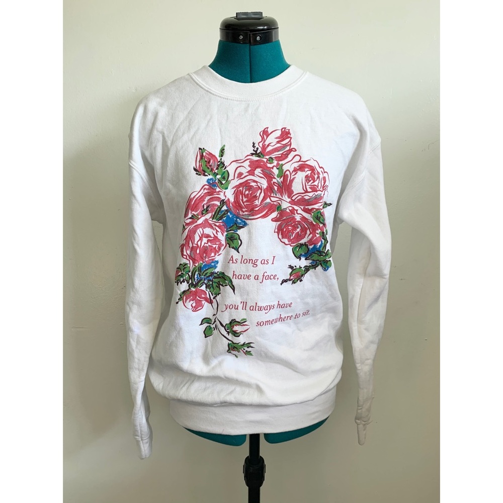 Vintage Cheeky Quote Crewneck Sweatshirt